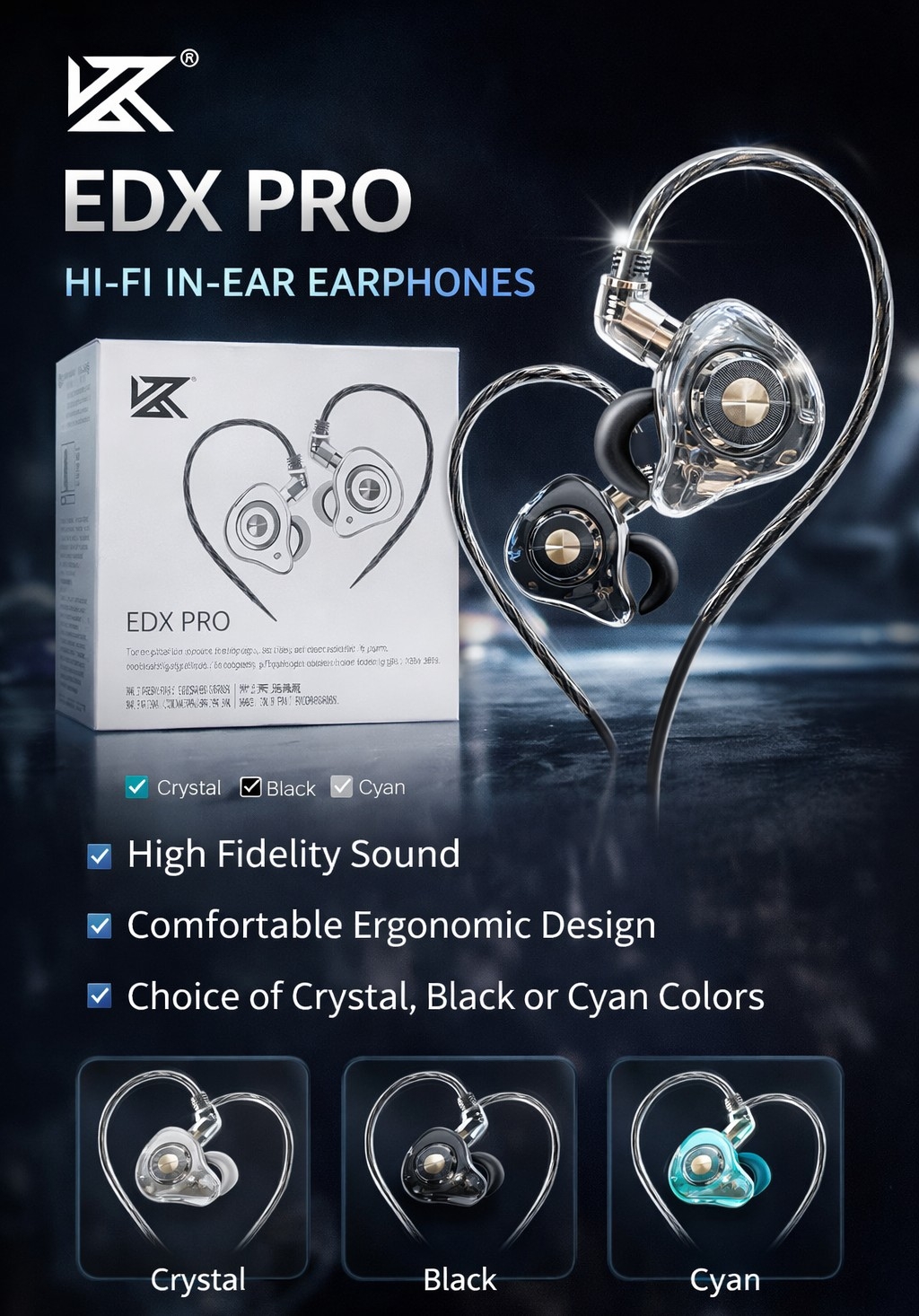 KZ Edx pro